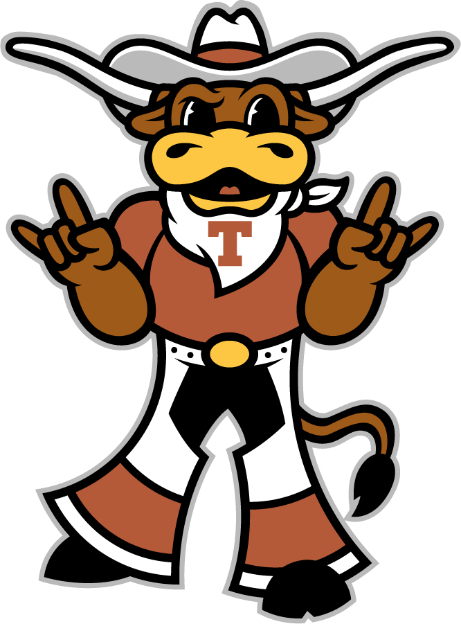 Texas Longhorns 2019-Pres Mascot Logo v2 diy iron on heat transfer